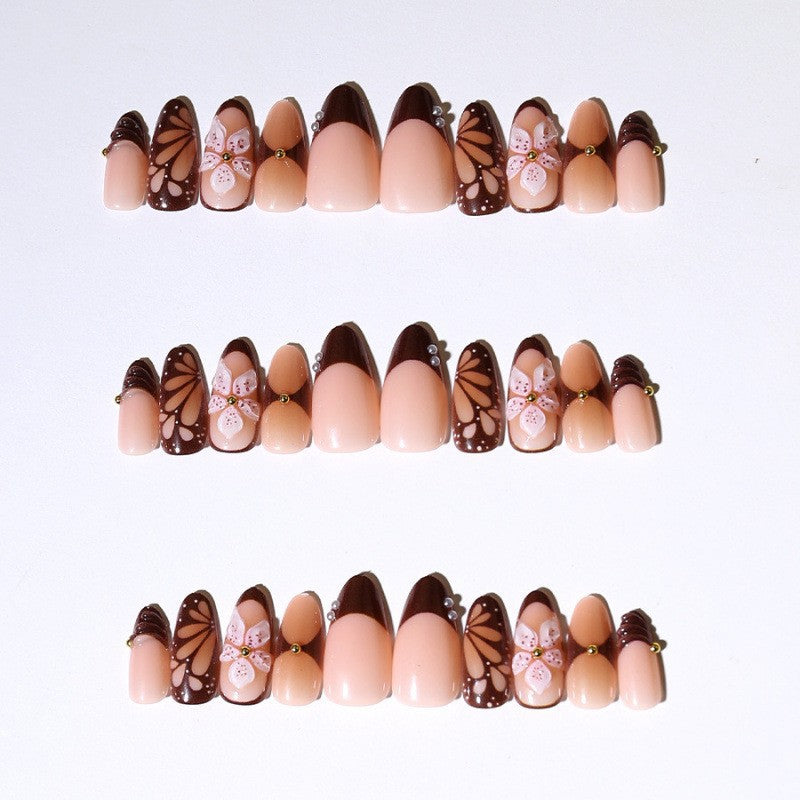 Künstlerisches Nagelschmuck Press-On Set