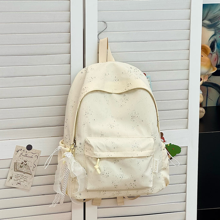 Verspielter Blütenprint Rucksack Karnz