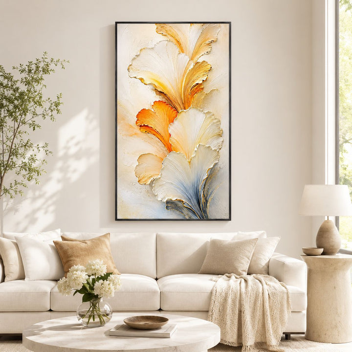 Elegante florale Wandkunst für Innenräume