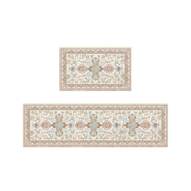 Vintage Floral Print Tischläufer Set Karnz