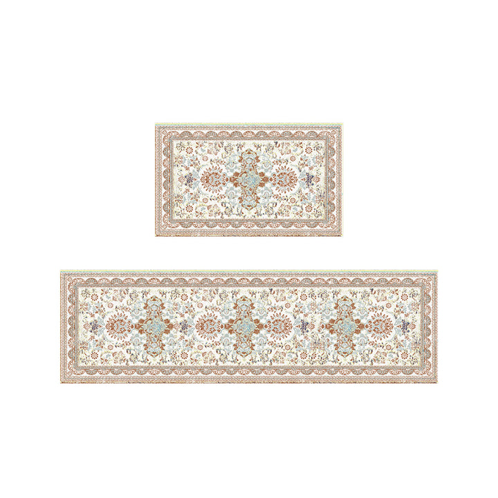Vintage Floral Print Tischläufer Set Karnz