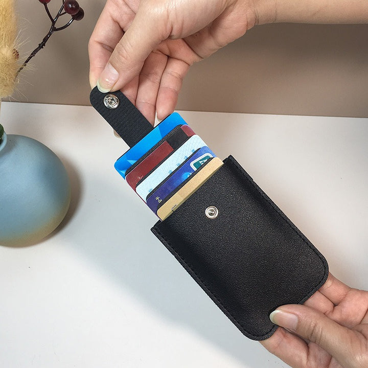 Stylische Leder Kartenhalter Geldbörse Karnz