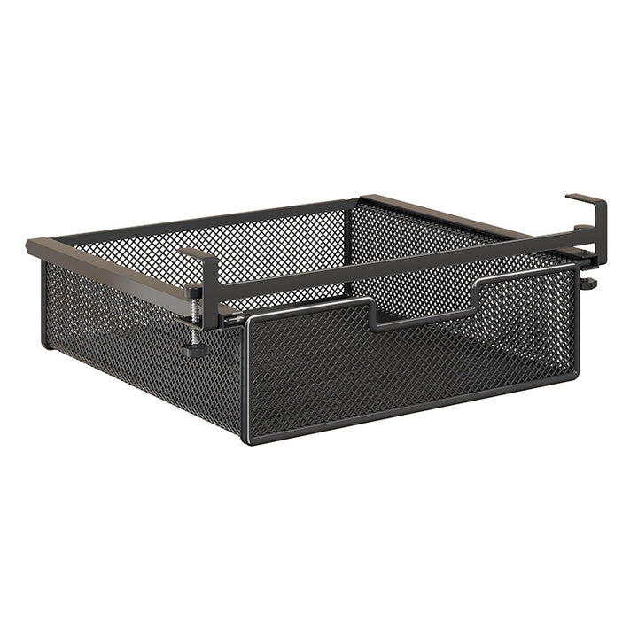 Unterregal Ausziehbarer Metallgitter Pull-Out Aufbewahrungsdrawer mit verstellbarem Klemmen