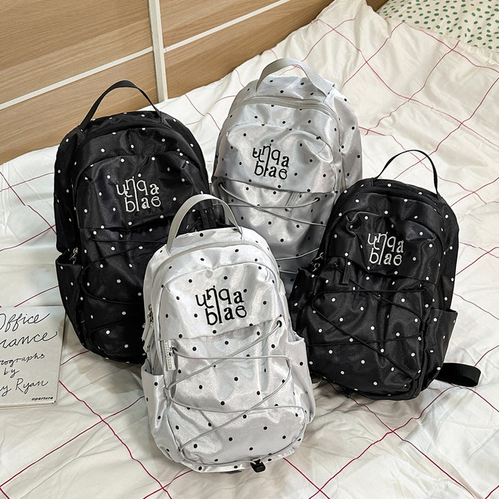 Stylischer leichter gepunkteter Rucksack Karnz