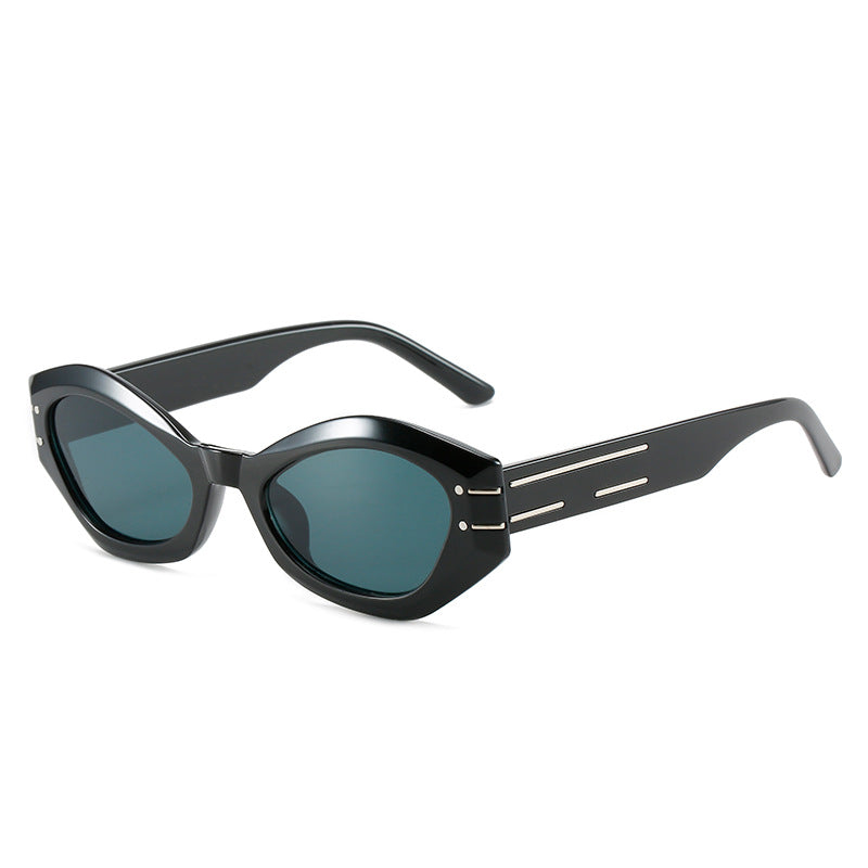 Damen stilvolle Designer-Sonnenbrille mit einzigartiger Rahmenkonstruktion Karnz