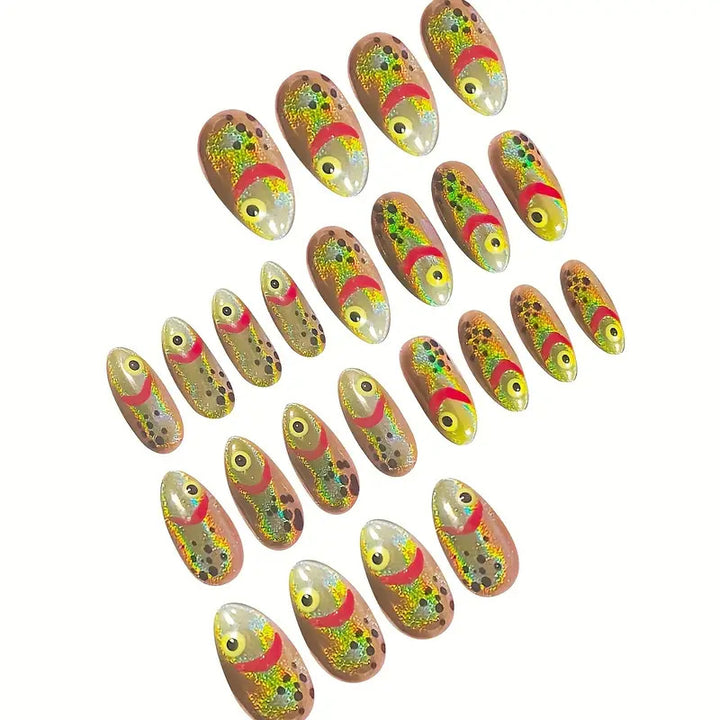 Kreatives Fische-Themen Nagelkunst Set Karnz