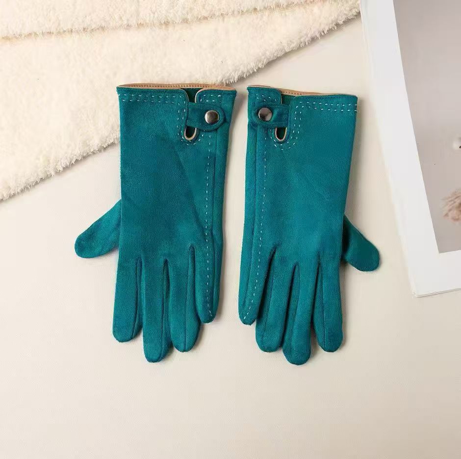Touchscreen-kompatible weiche Lederhandschuhe Karnz