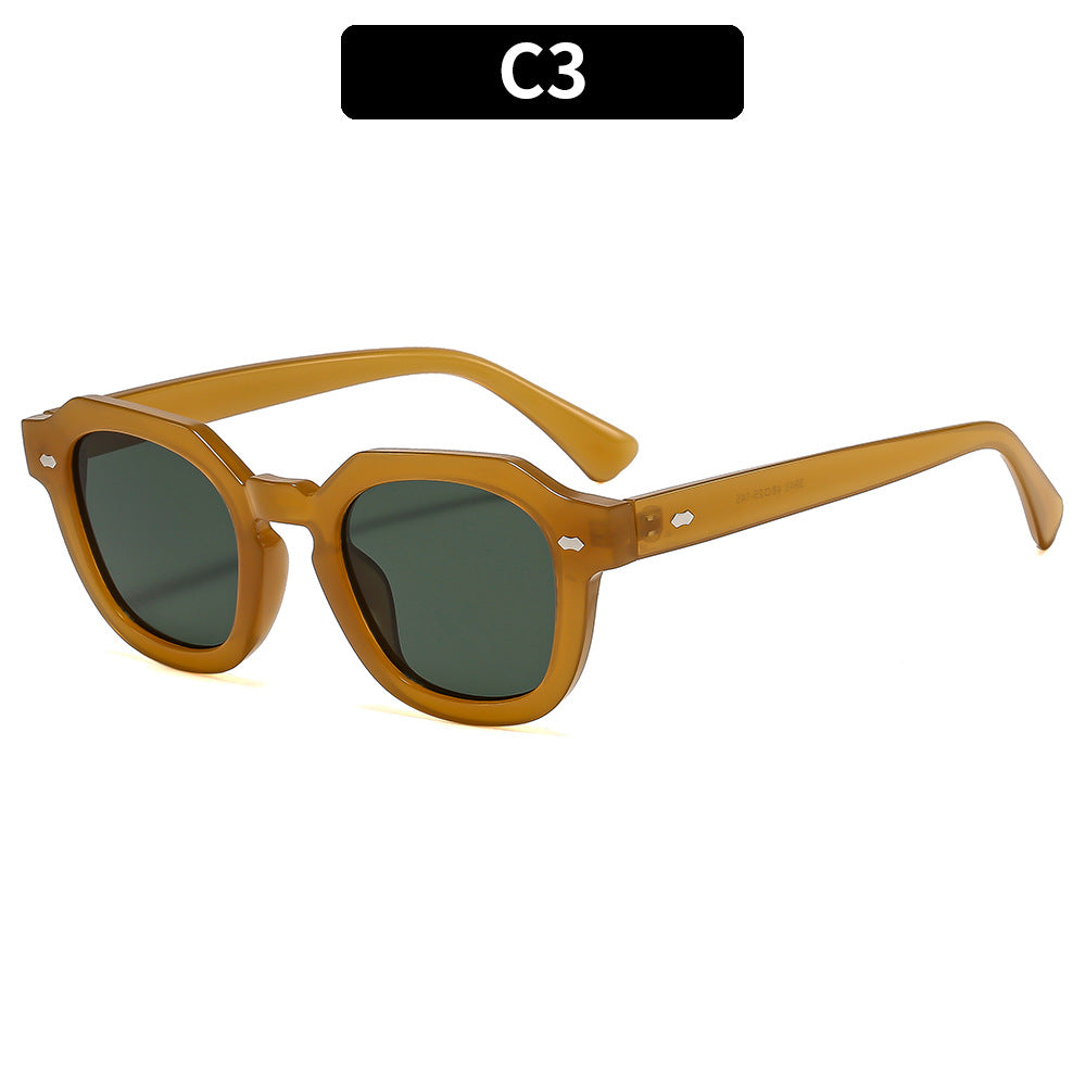 Modernes Design Stilvolle Retro-inspirierte quadratische Sonnenbrille