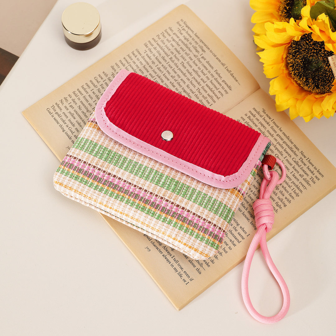 Stylische Texturierte Reißverschluss-Tasche