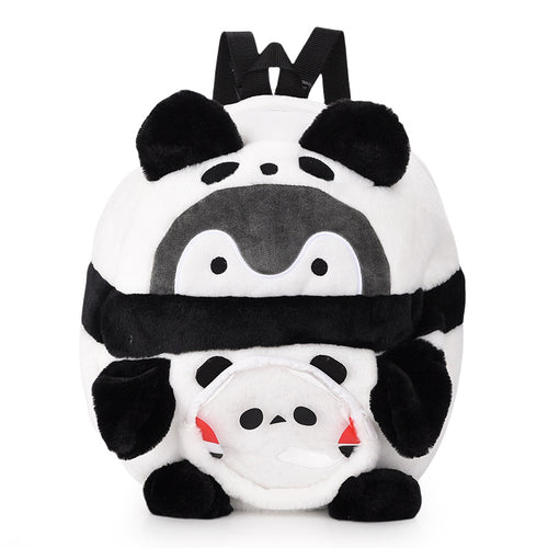 Plüsch Rucksack mit Verspieltem Panda-Design Karnz