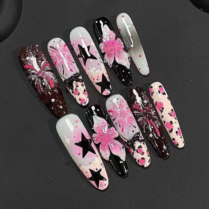 Stiletto Press-On Nagelverlängerungen Karnz