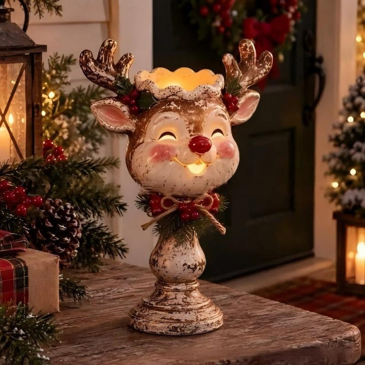 Dekorative Nussknacker-Tischlampe Karnz