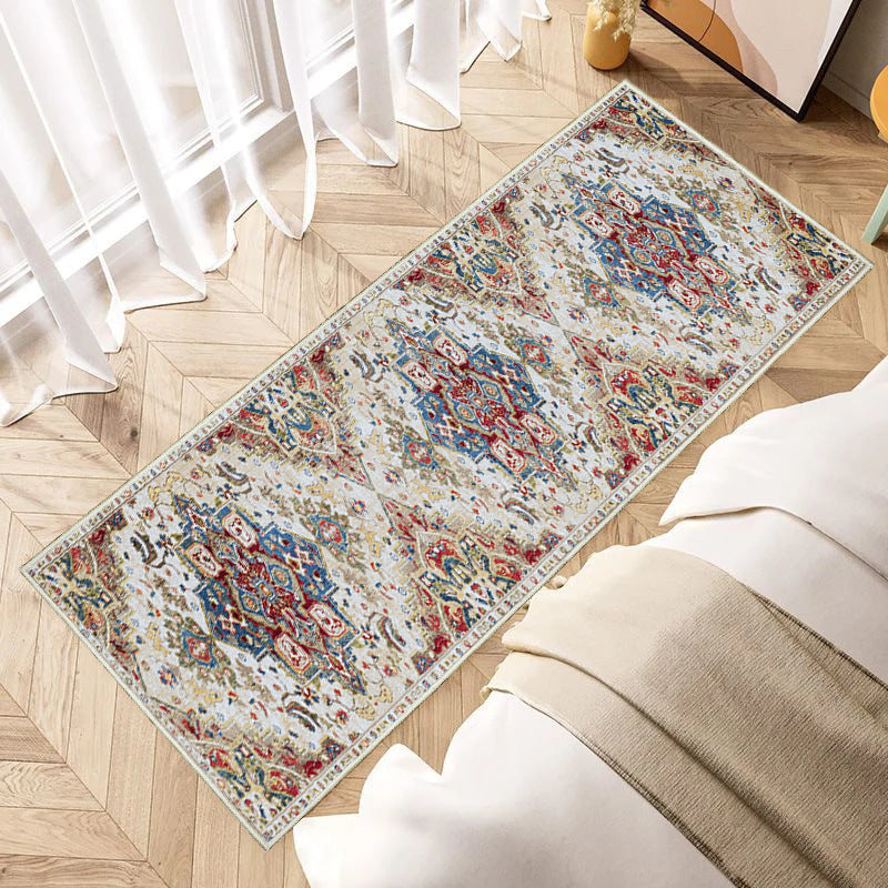 Vintage Bohemian Läufer Teppich Karnz