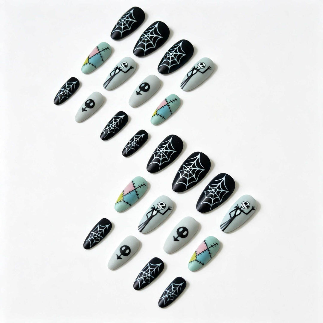 Kreatives Themen-Halloween-Nagelkunst-Set