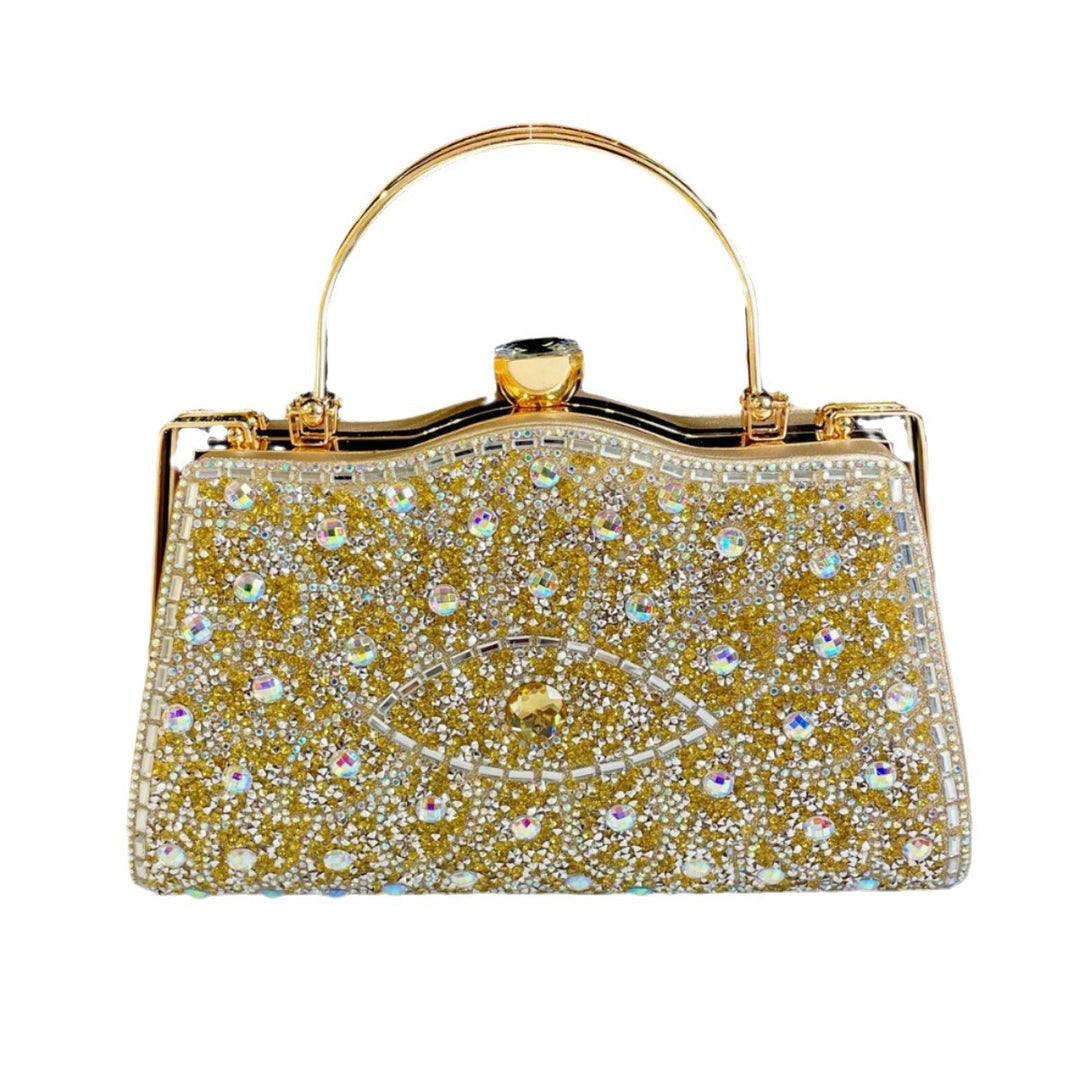 Dekorative Kristall-Detail Abendhandtasche