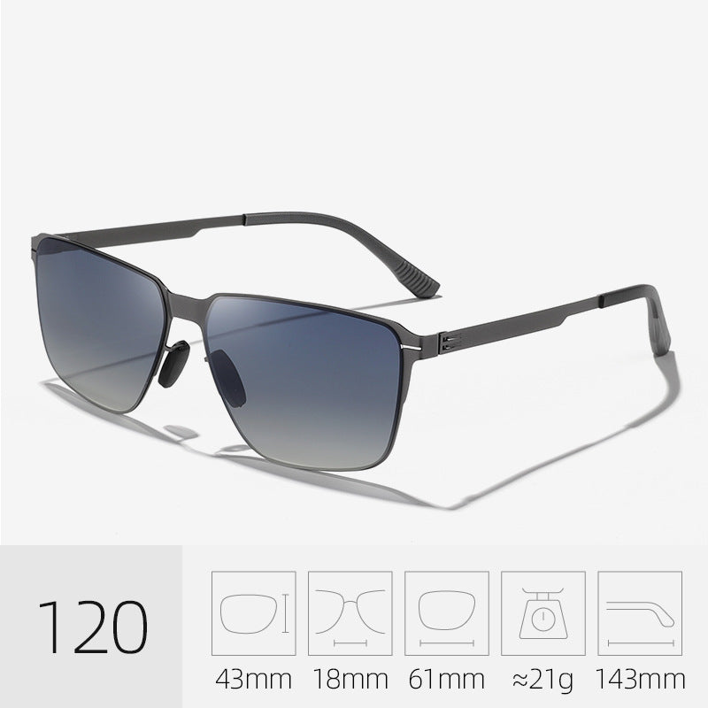 Klassische Übergroße Quadratische Sonnenbrille Karnz