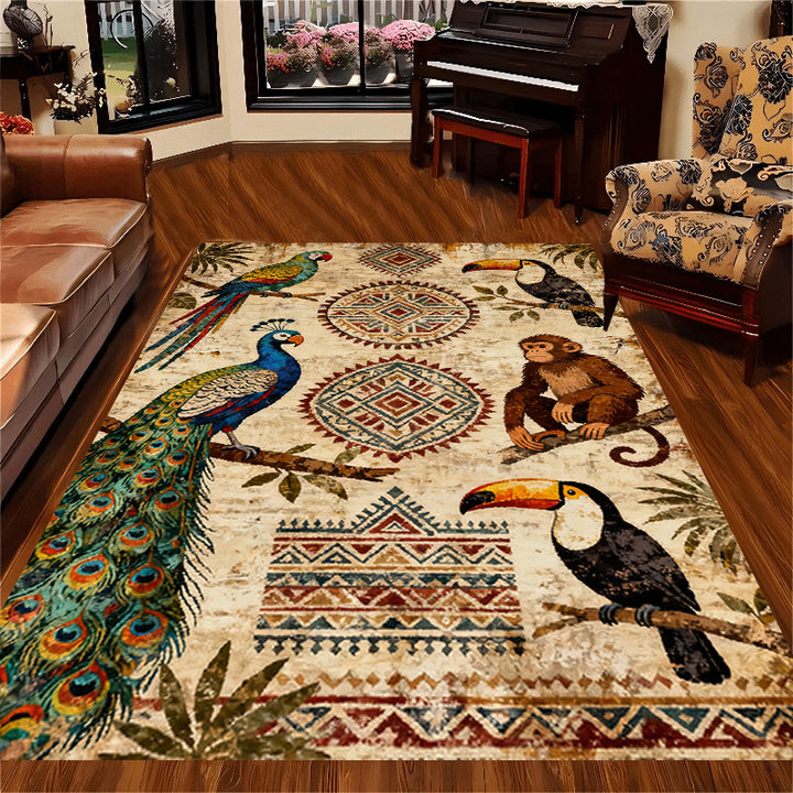Vintage-inspiriert Botanischer Teppich