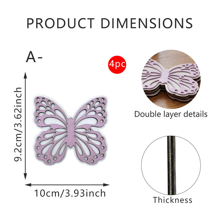 Dekorative Schmetterling Holzfigur Karnz