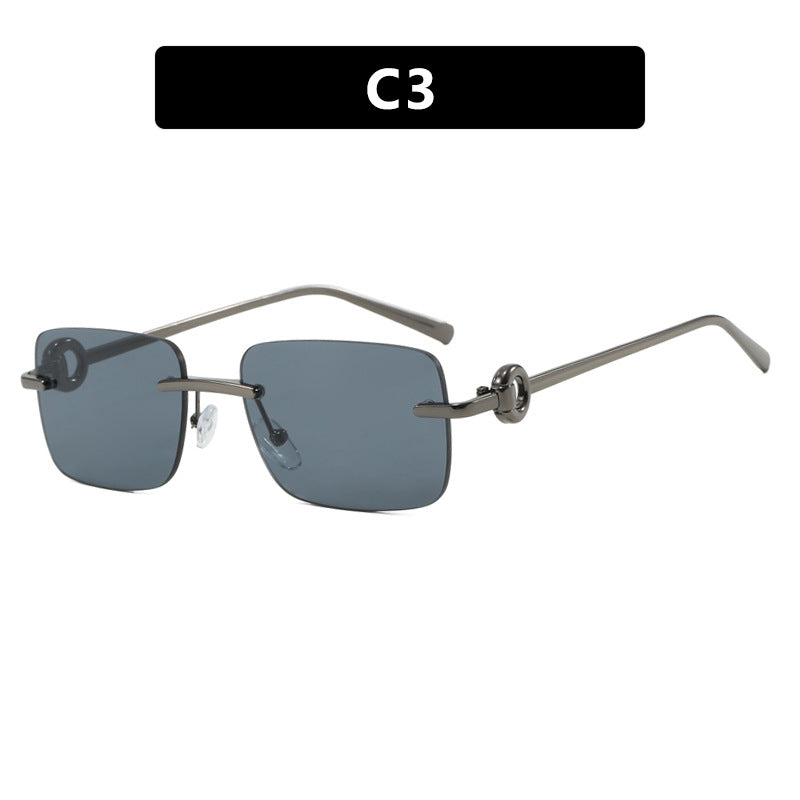 Damen modische geometrische Brille Karnz