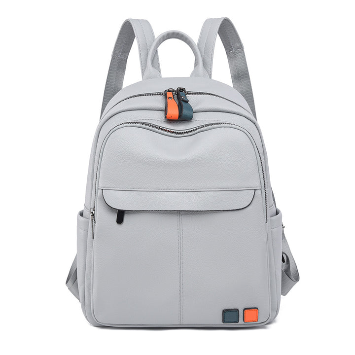 Leder Mehrfachfach Rucksack Karnz