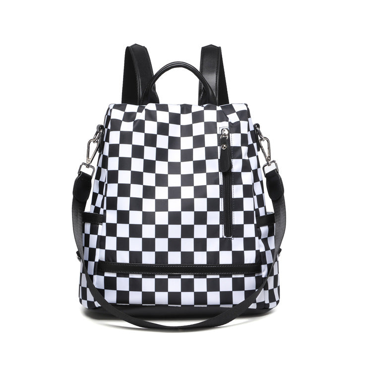 Stylische kariert Rucksack Karnz