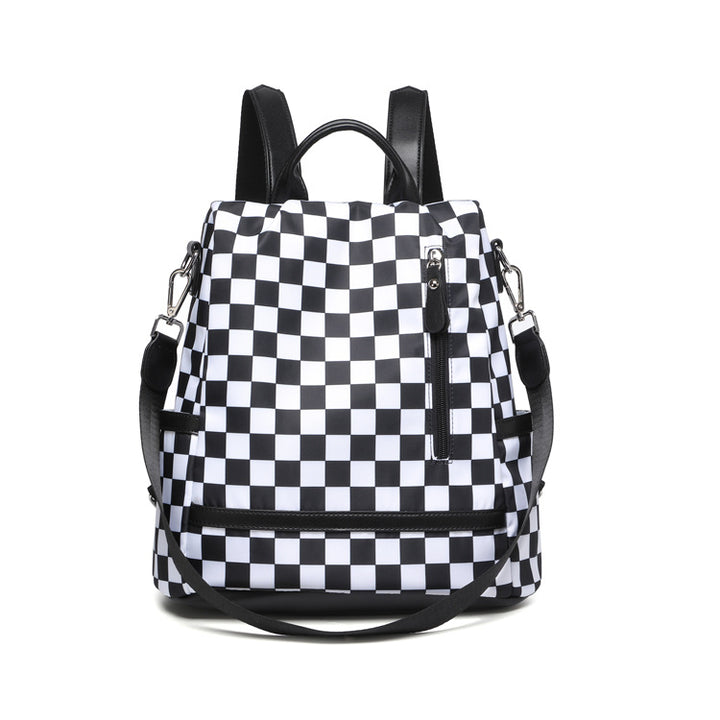 Stylische kariert Rucksack Karnz