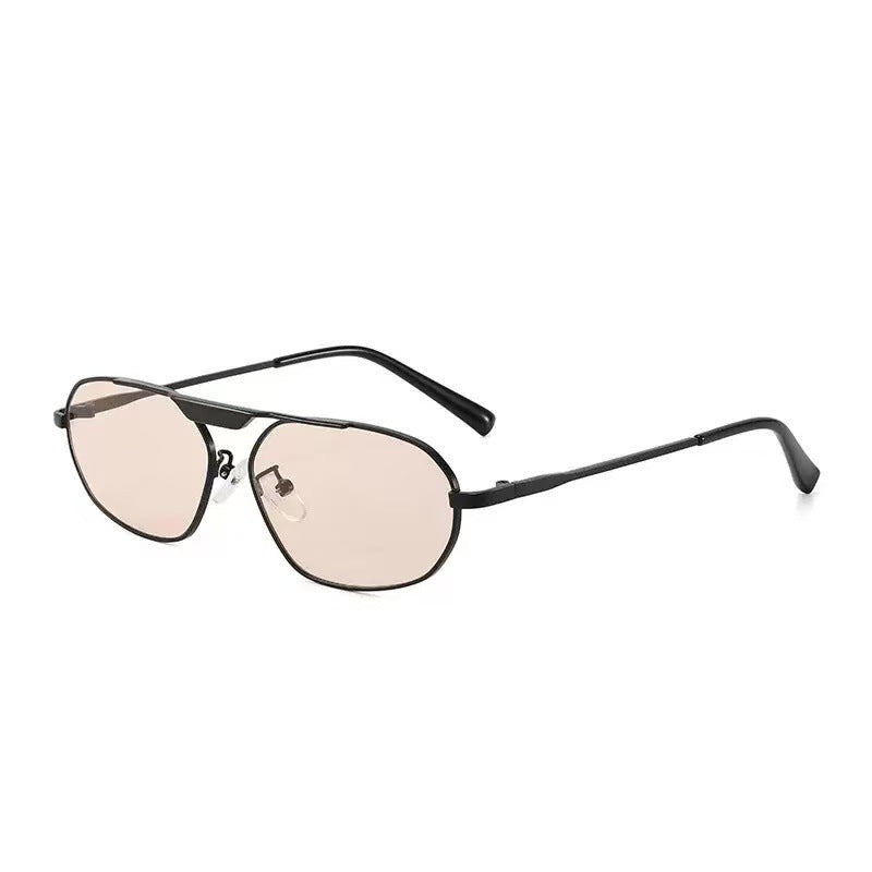 Damen modische Sonnenbrille im eleganten Polygon-Design Karnz