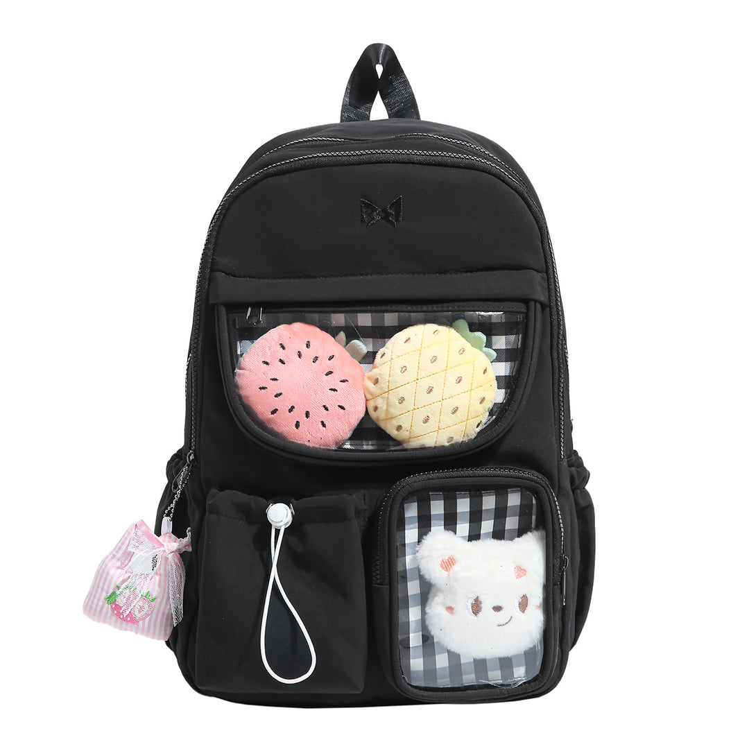 Funktionaler Plüsch-Aufbewahrung-Rucksack Karnz
