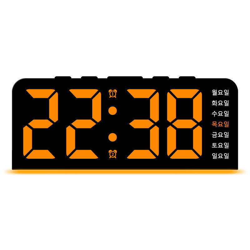 Digitaler LED-Wecker mit Farbwechsel Karnz
