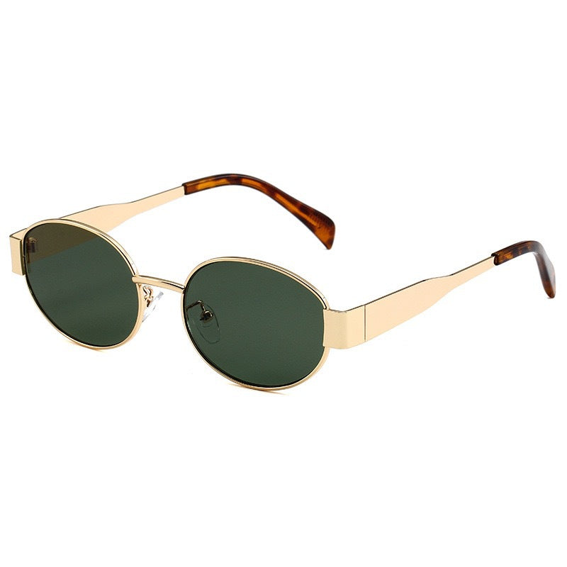 Damen stylische Metallsonnenbrille Karnz