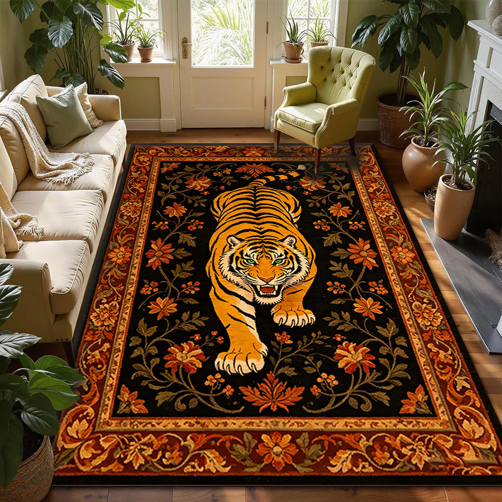 Künstlerischer Tigerprint-Teppich