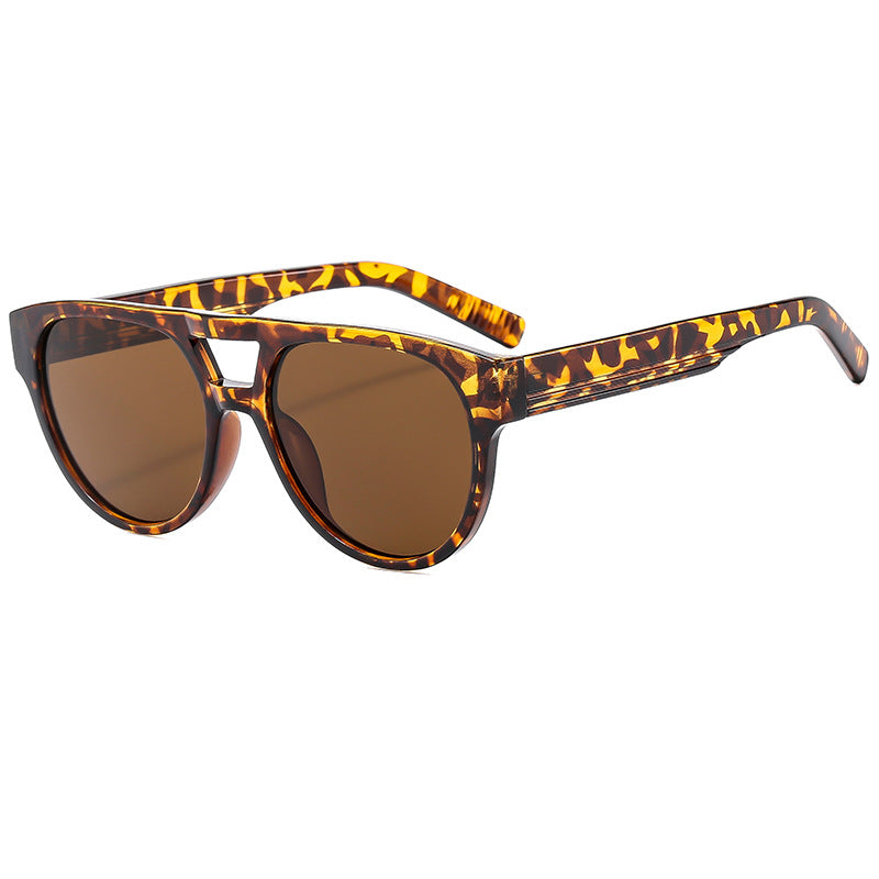 Damen modische Katzenaugen-Sonnenbrille im eleganten Tortoise-Look Karnz
