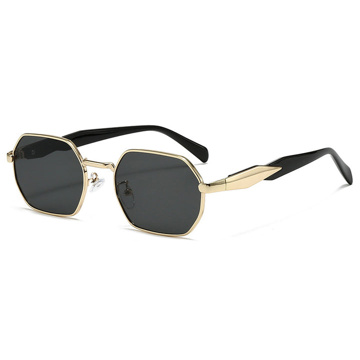 Stylische achteckige Sonnenbrille