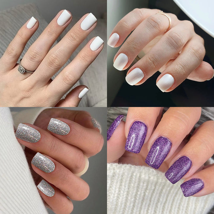 Glänzendes Glitzer-Gel-Nagelkunst-Set Karnz