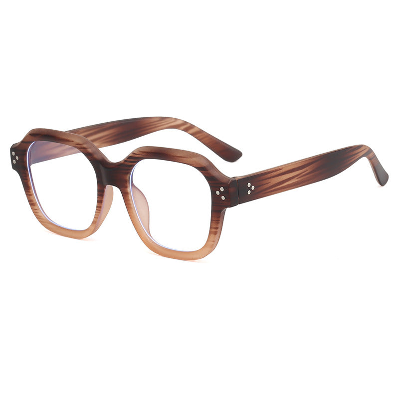Damen modische oversized Brille mit charakteristischem Rahmen Karnz