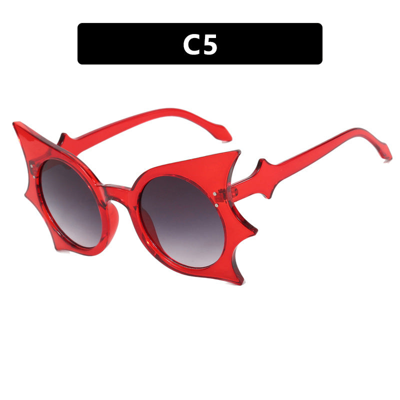 Damen extravagante Cat-Eye Sonnenbrille mit auffälligem Rahmen Karnz