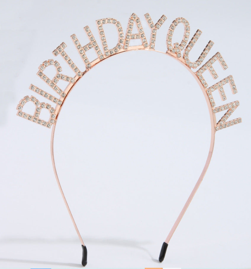 Damen Haarschmuck mit funkelndem Schriftzug Karnz