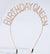 Damen Haarschmuck mit funkelndem Schriftzug Karnz