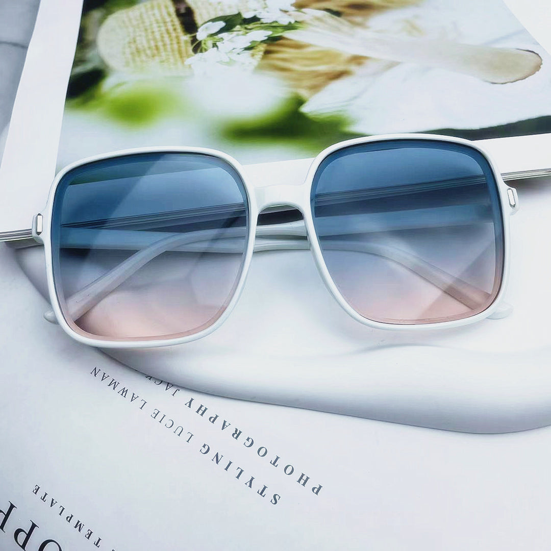 Oversized Retro Quadratische Sonnenbrille Karnz