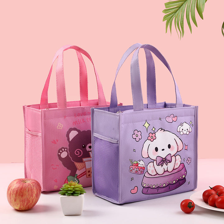 Kinder Isolierte Cartoon Lunch Tasche Karnz