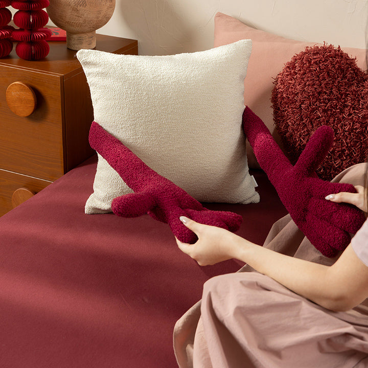 Kuschelige Bouclé-Fleece-Handschuhe mit wärmendem Thermfutter Karnz