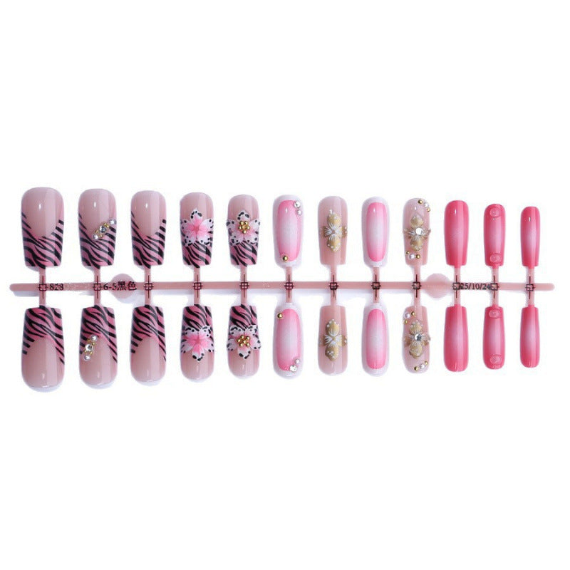 Premium Blumenakzent Drucknagelset