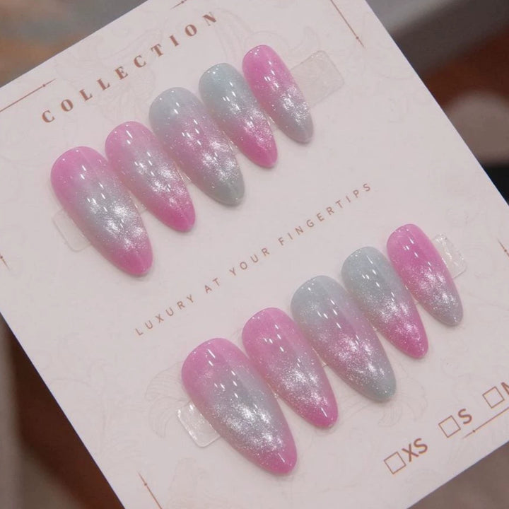 Ombre Stiletto Press-On Nägel