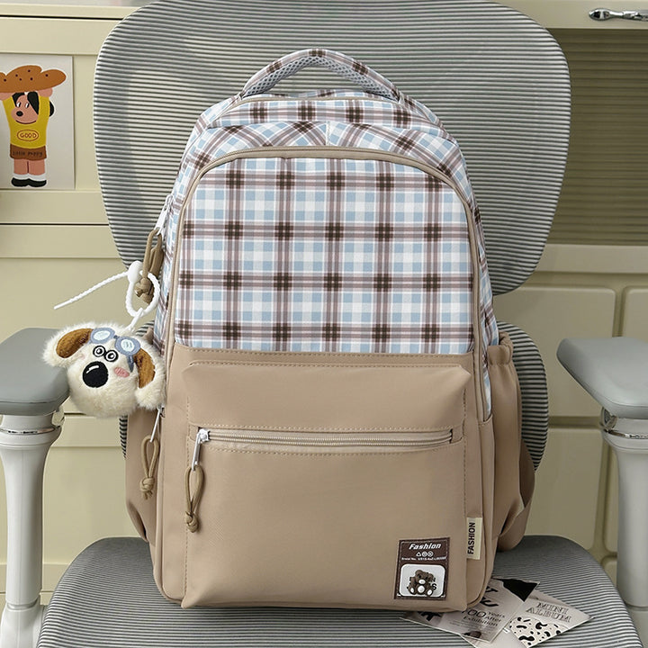 Stylischer Karo-Design-Rucksack Karnz