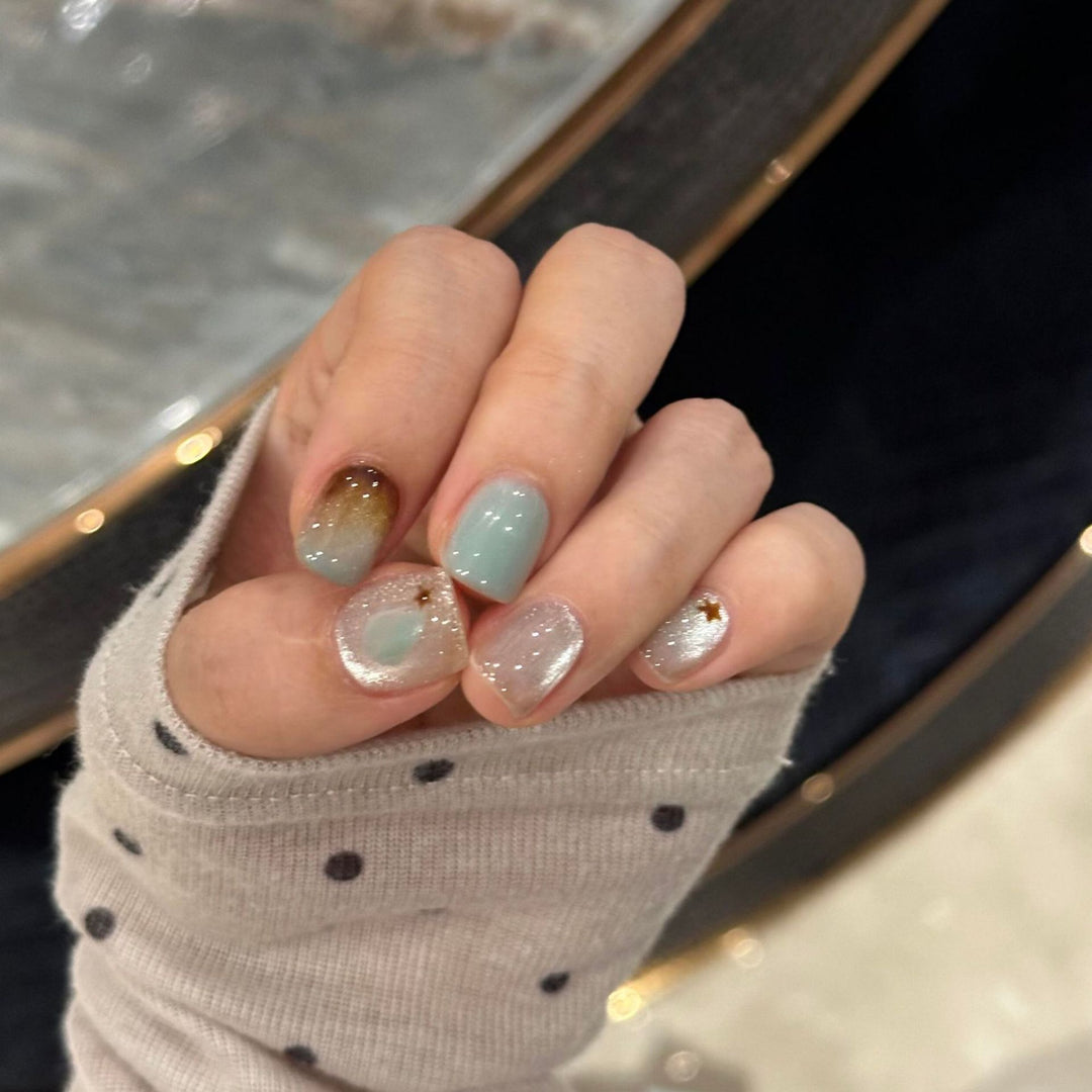 Künstliche Nagelspitzen mit Glanzfinish Karnz