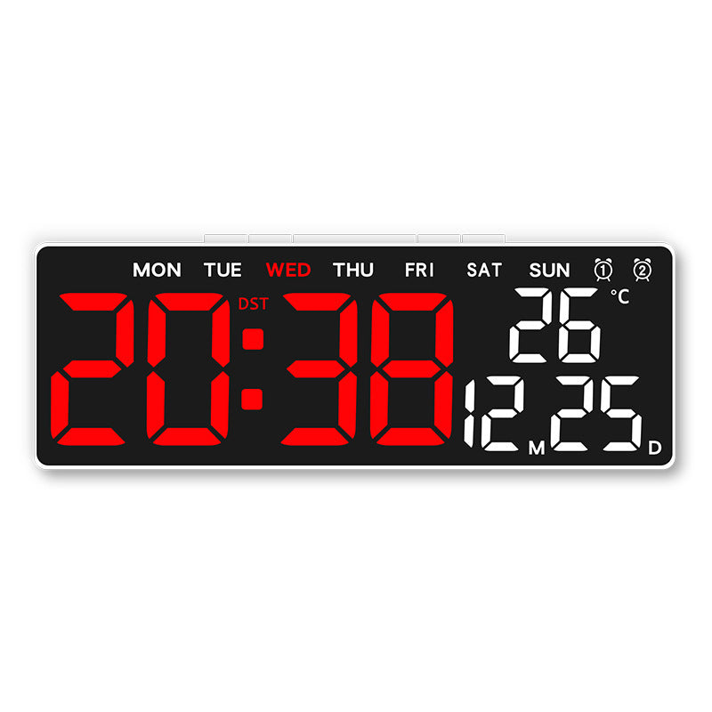 Digitaler Wetterwecker mit Großem Led-Display und Temperaturanzeige Karnz