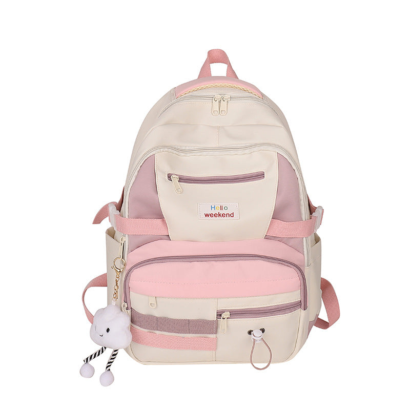 Verspielter Mehrfachtaschen-Rucksack Karnz