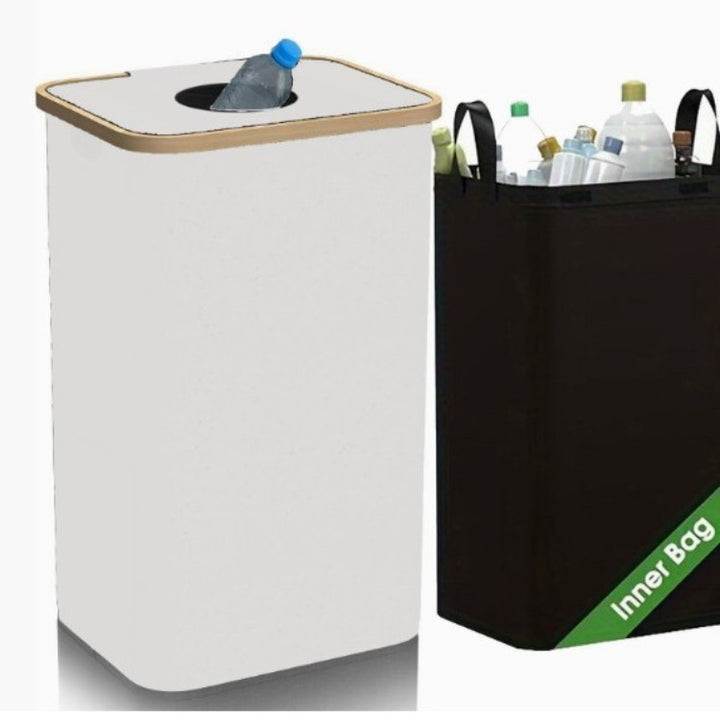 Multifunktionale Wäscheaufbewahrungsbox mit Bambusdeckel Karnz