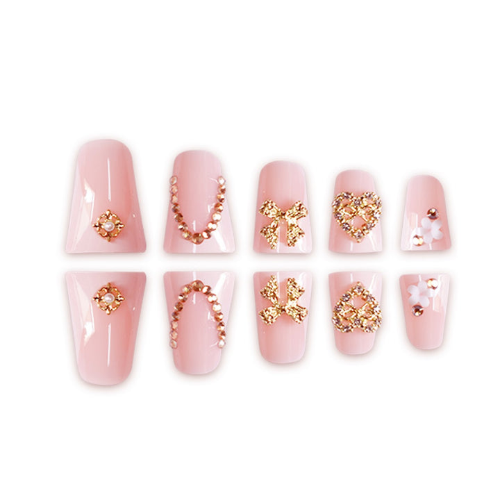 Dekorative Stiletto Nagelkunst Karnz
