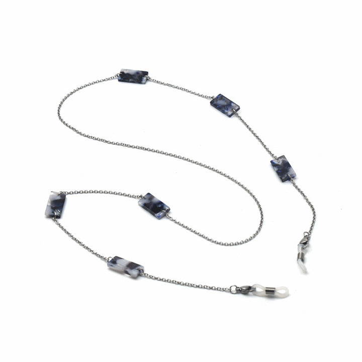 Elegante mit Perlen akzentuierte Brillenhalterkette Karnz